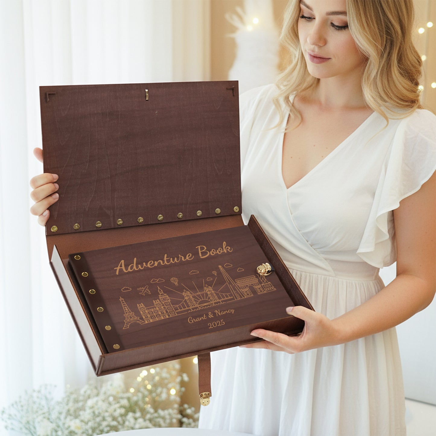 Personalized Travel Photo Album - Adventure Book