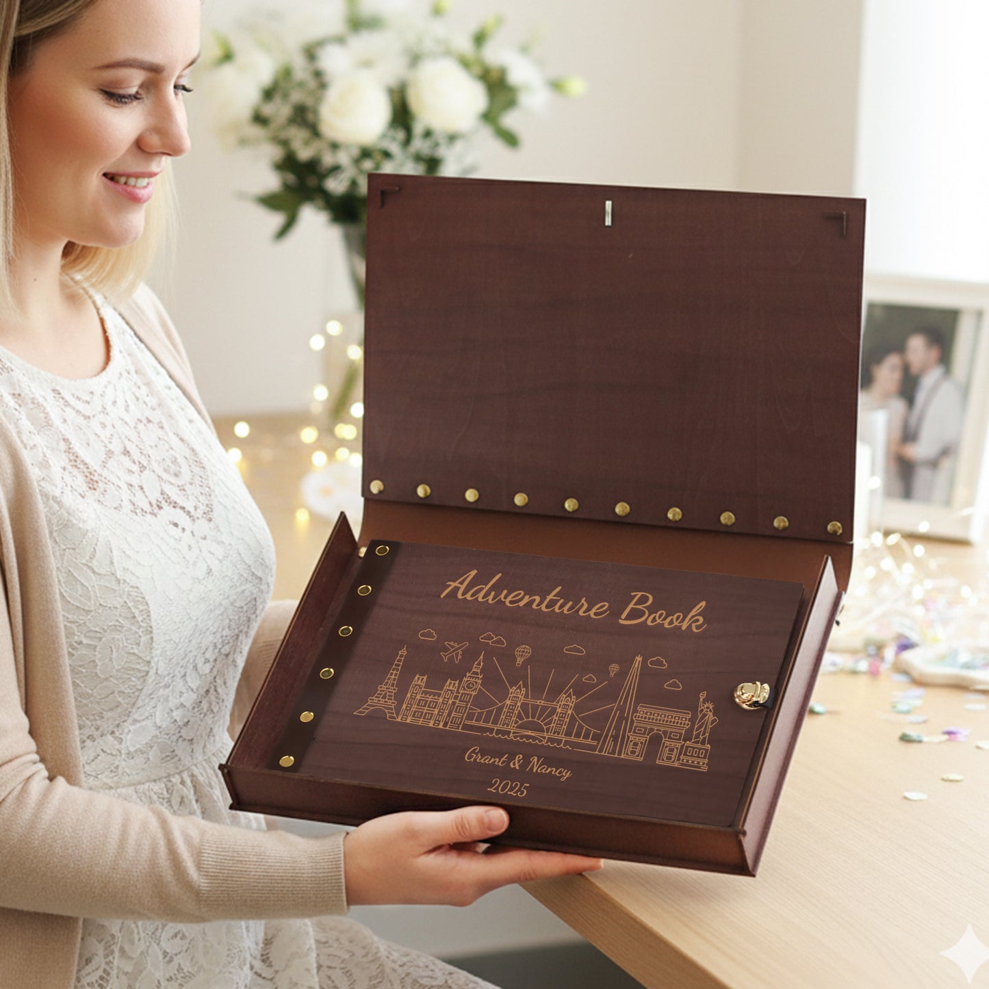 Personalized Travel Photo Album - Adventure Book