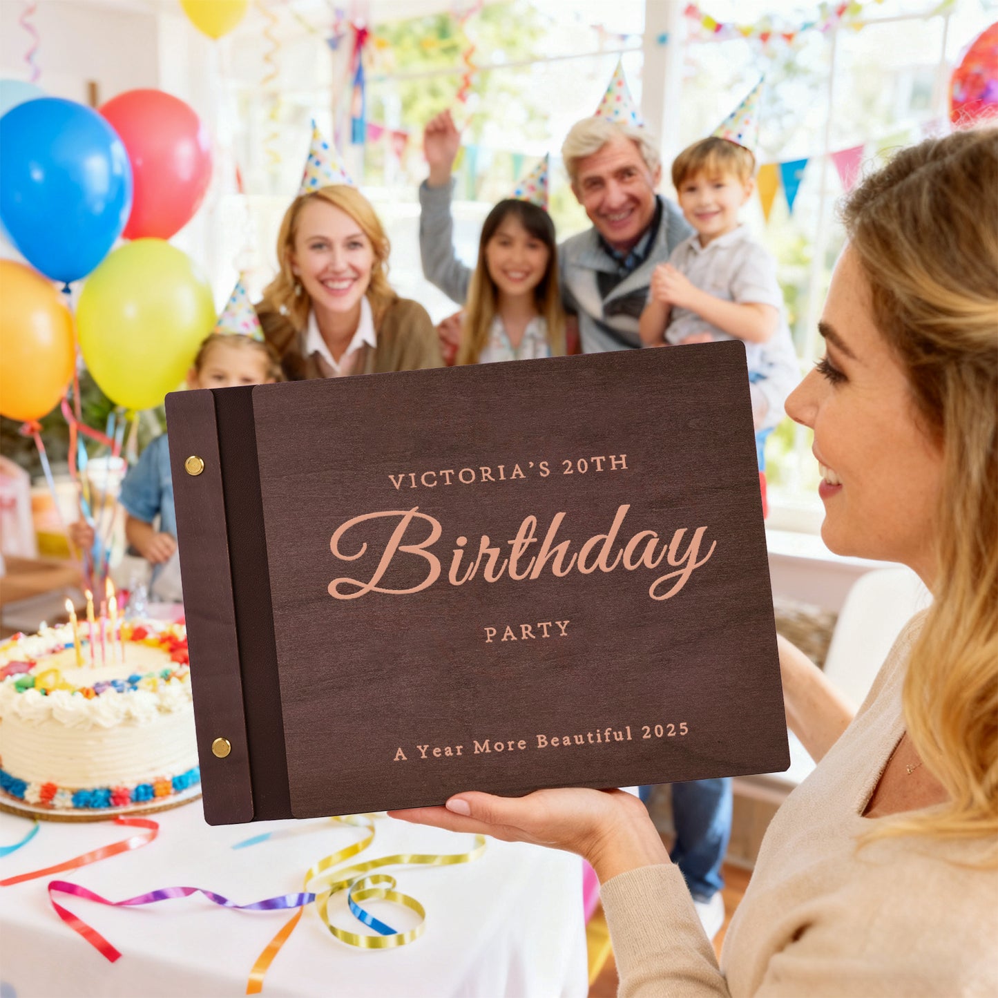 Personalized Memory Photo Album – Birthday Keepsake Book