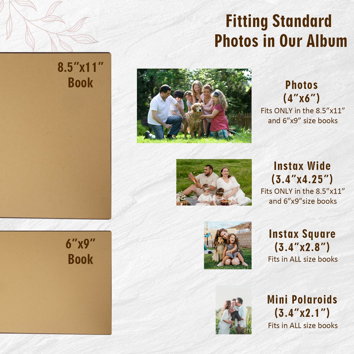Personalized Family Photo Album – Heart Cutout Wood Cover