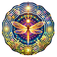Dragonfly Mandala Wind Spinner
