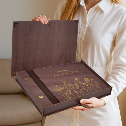 Elegant Wedding Photo Album - Best Wedding Gift