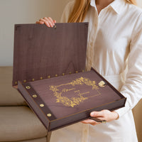 Wedding Photo Album - Wooden Polaroid Photo Album