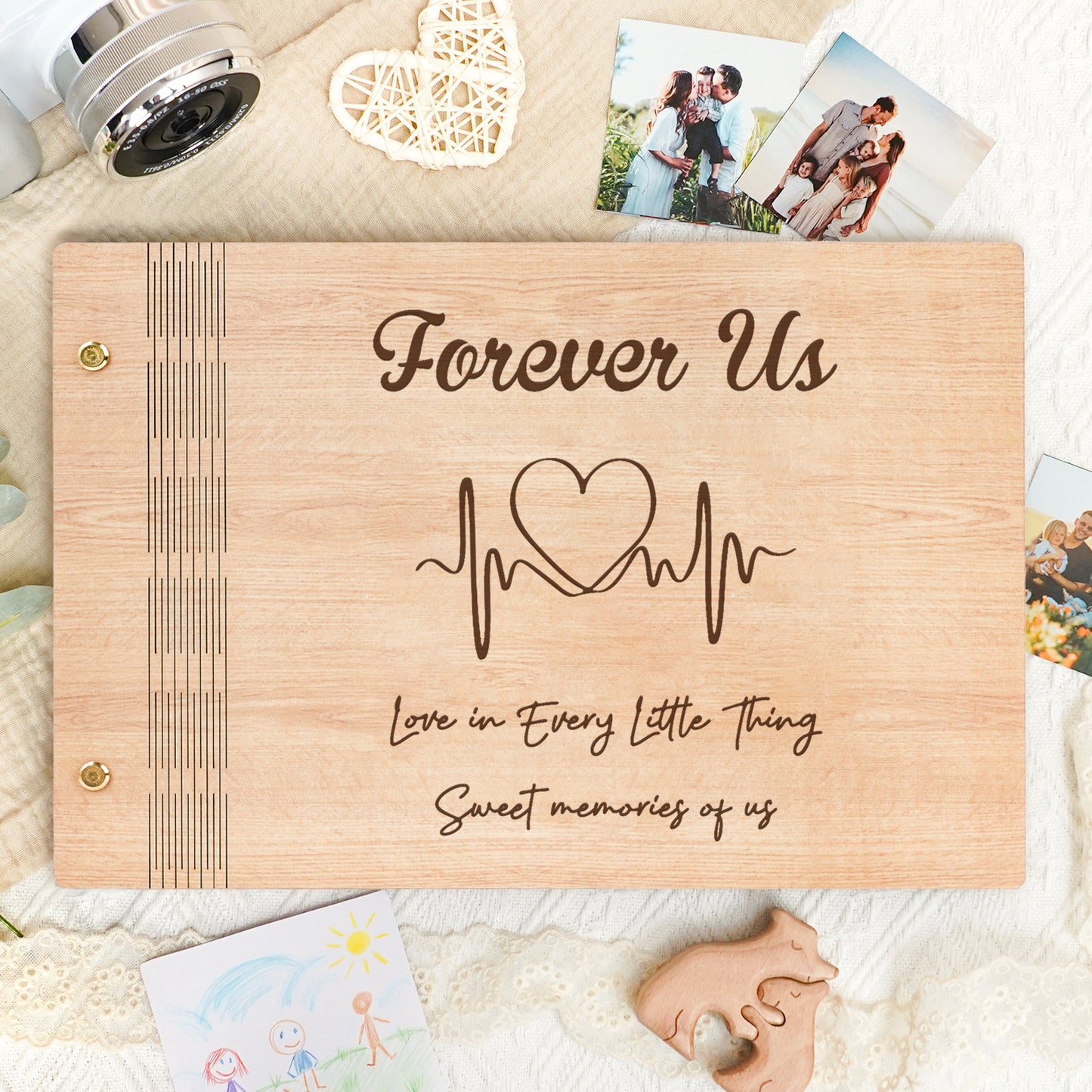 Wooden Photo Album – Forever Us