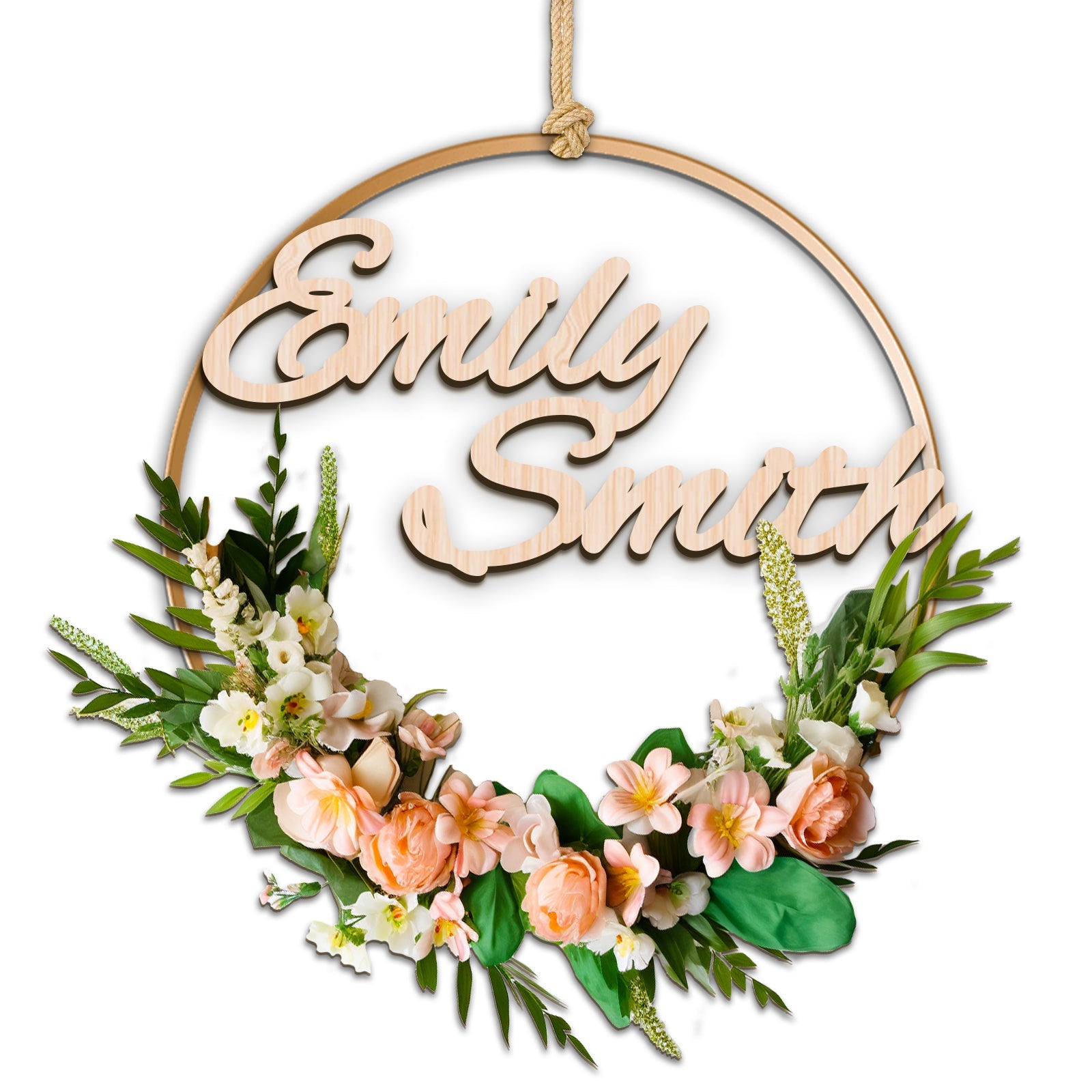 Personalized Handmade Wreath