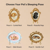Custom Hand-Painted Pet Memorial Portrait– Dog or Cat Remembrance Gift