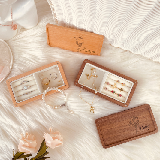 Personalized Wood Jewelry Box