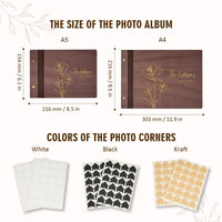 Personalized Memory Photo Album - Memorial Guest Book