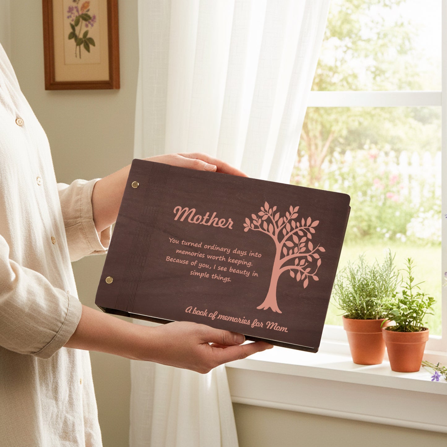 Wooden Photo Album – Mother’s Love Tree