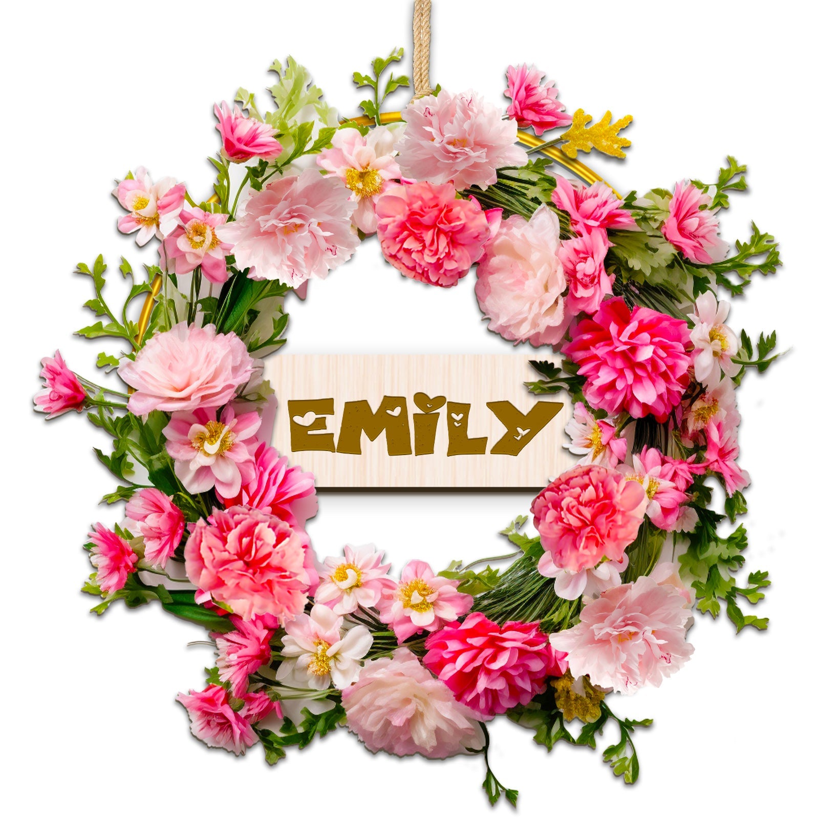 Personalized Handmade Wreath