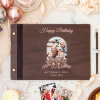 Personalized Memory Photo Album – Floral Arch Frame