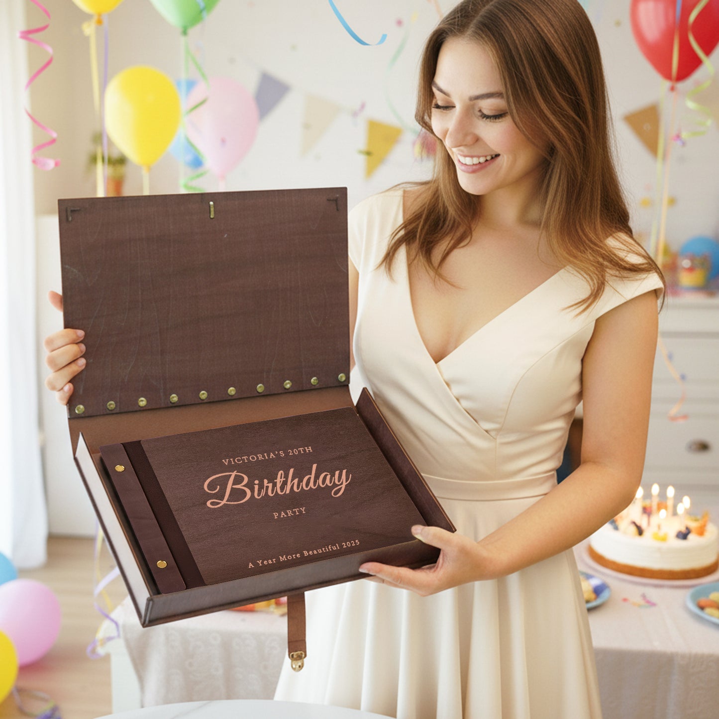 Personalized Memory Photo Album – Birthday Keepsake Book