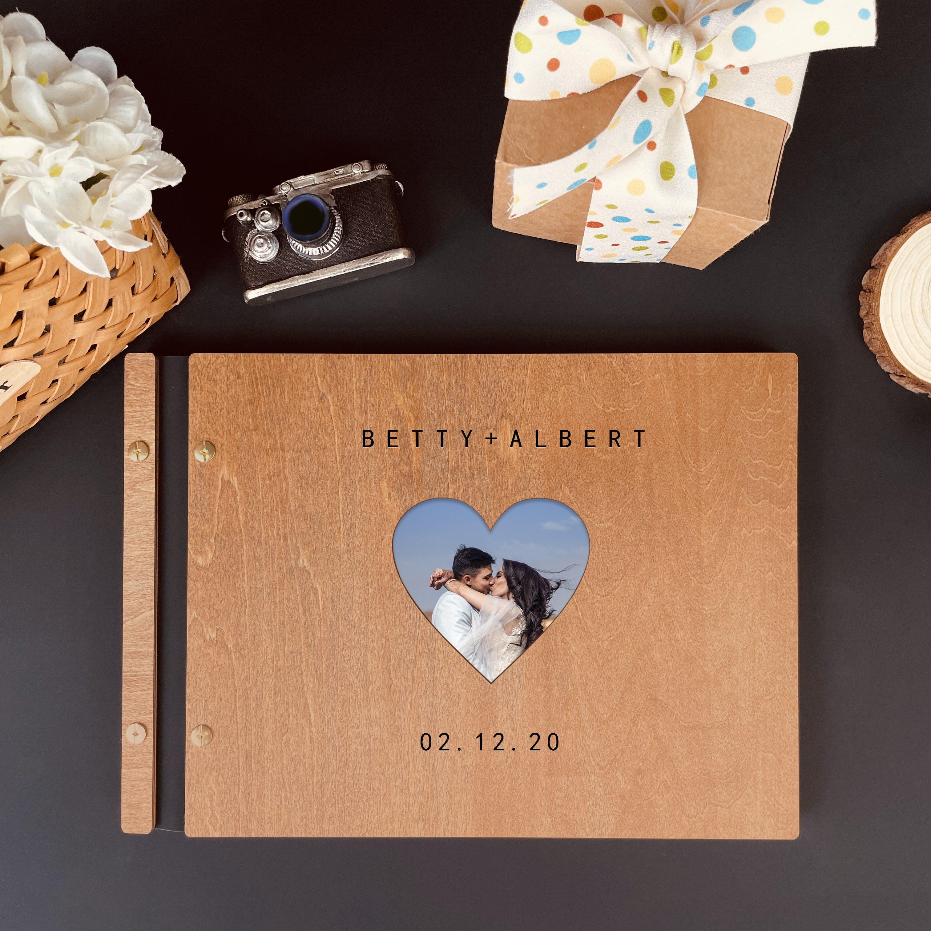 Personalized Scrapbook Couples Anniversary Gifts