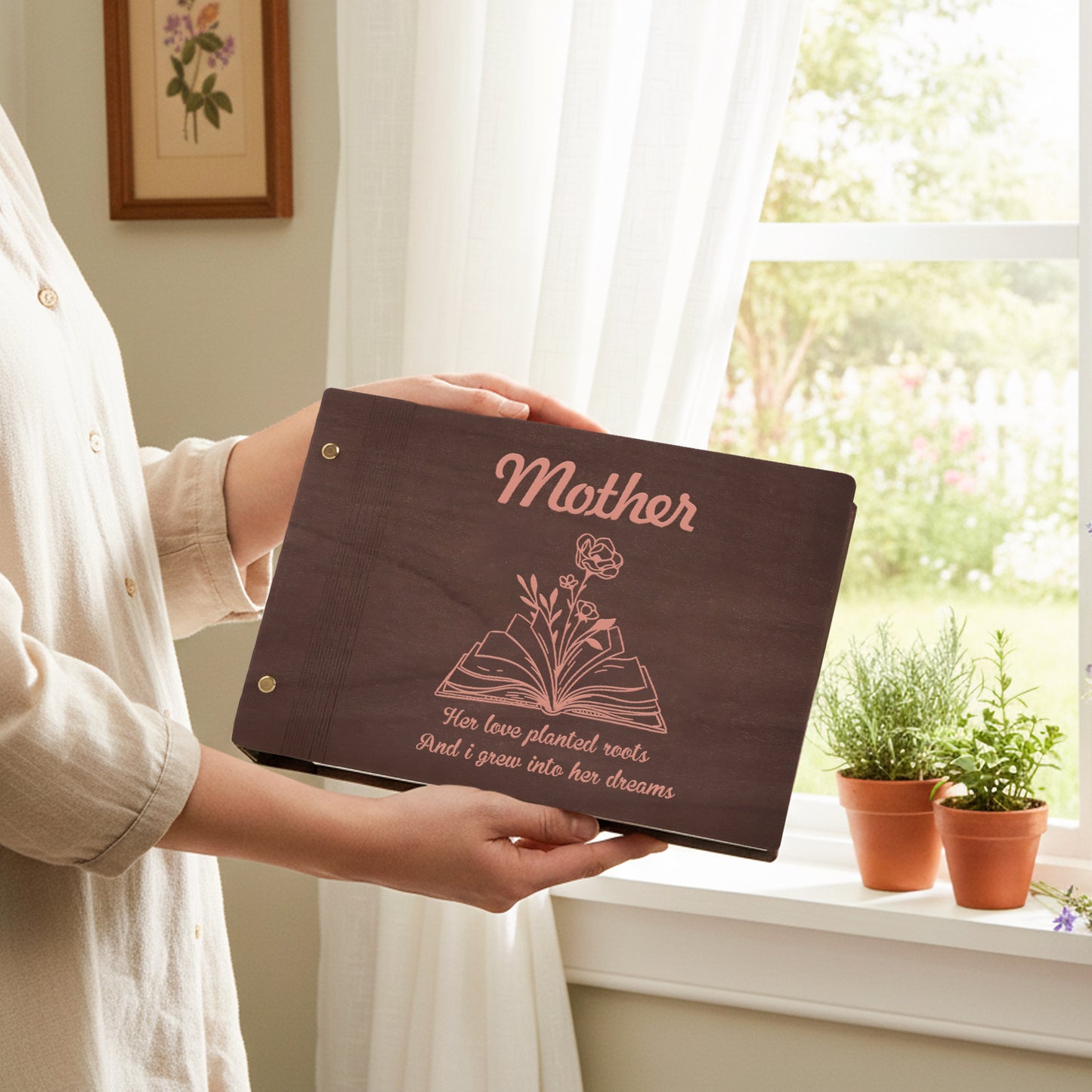 Wooden Photo Album – Mother’s Love