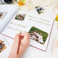 Personalized Family Photo Album – Heart Cutout Wood Cover