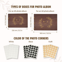 Wedding Wooden Carved Photo Album - Personalized Gift