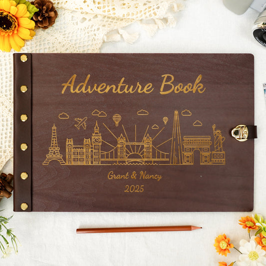 Personalized Travel Photo Album - Adventure Book