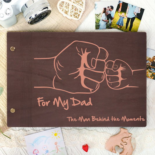 Wooden Photo Album – For My Dad