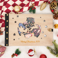 Personalized Photo Album – Santa & Reindeer Photo Window Album