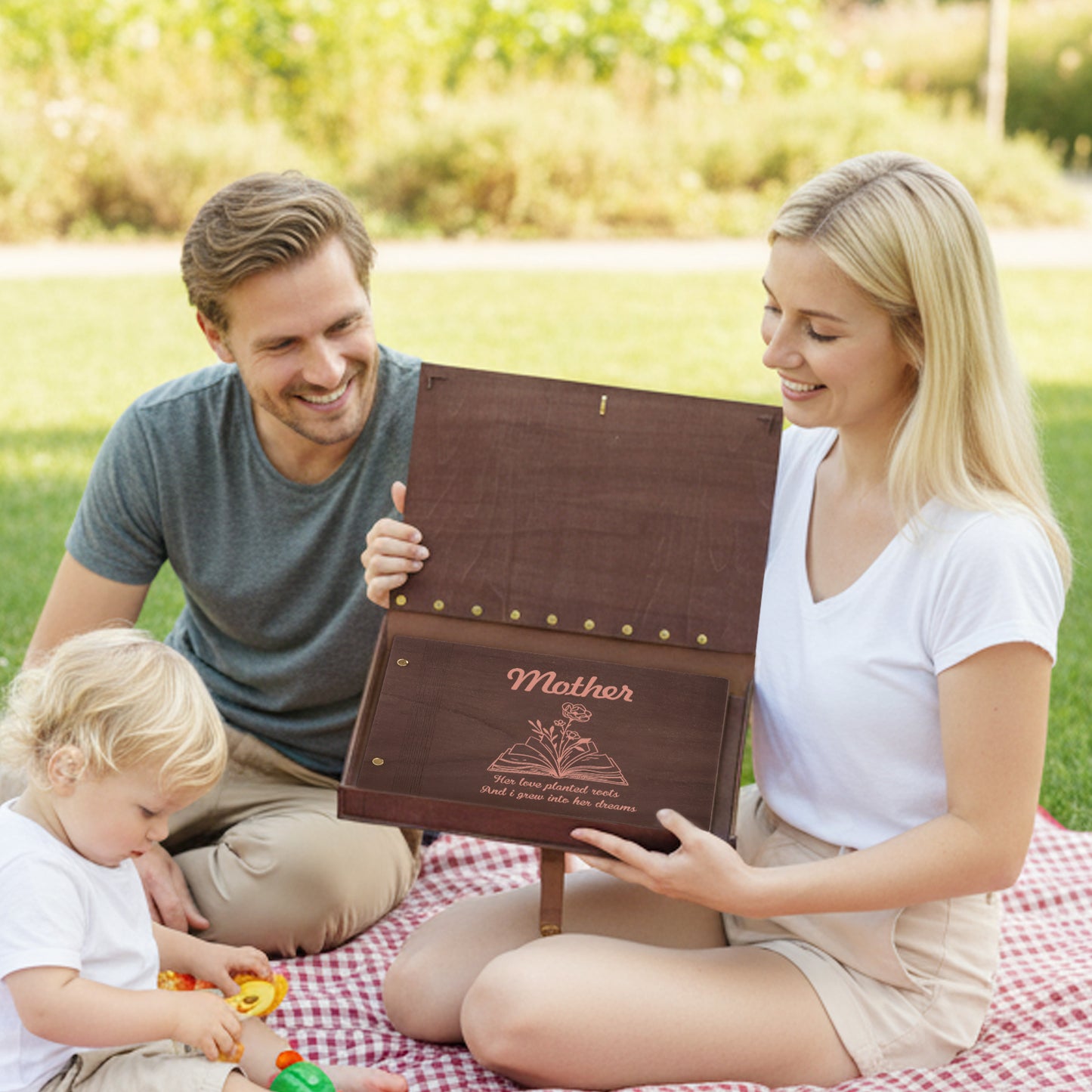 Wooden Photo Album – Mother’s Love