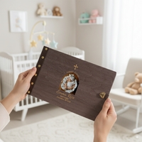 Personalized Baby Photo Album - Baptism Cross