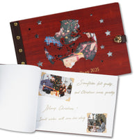 Personalized Photo Album – Santa & Reindeer Photo Window Album