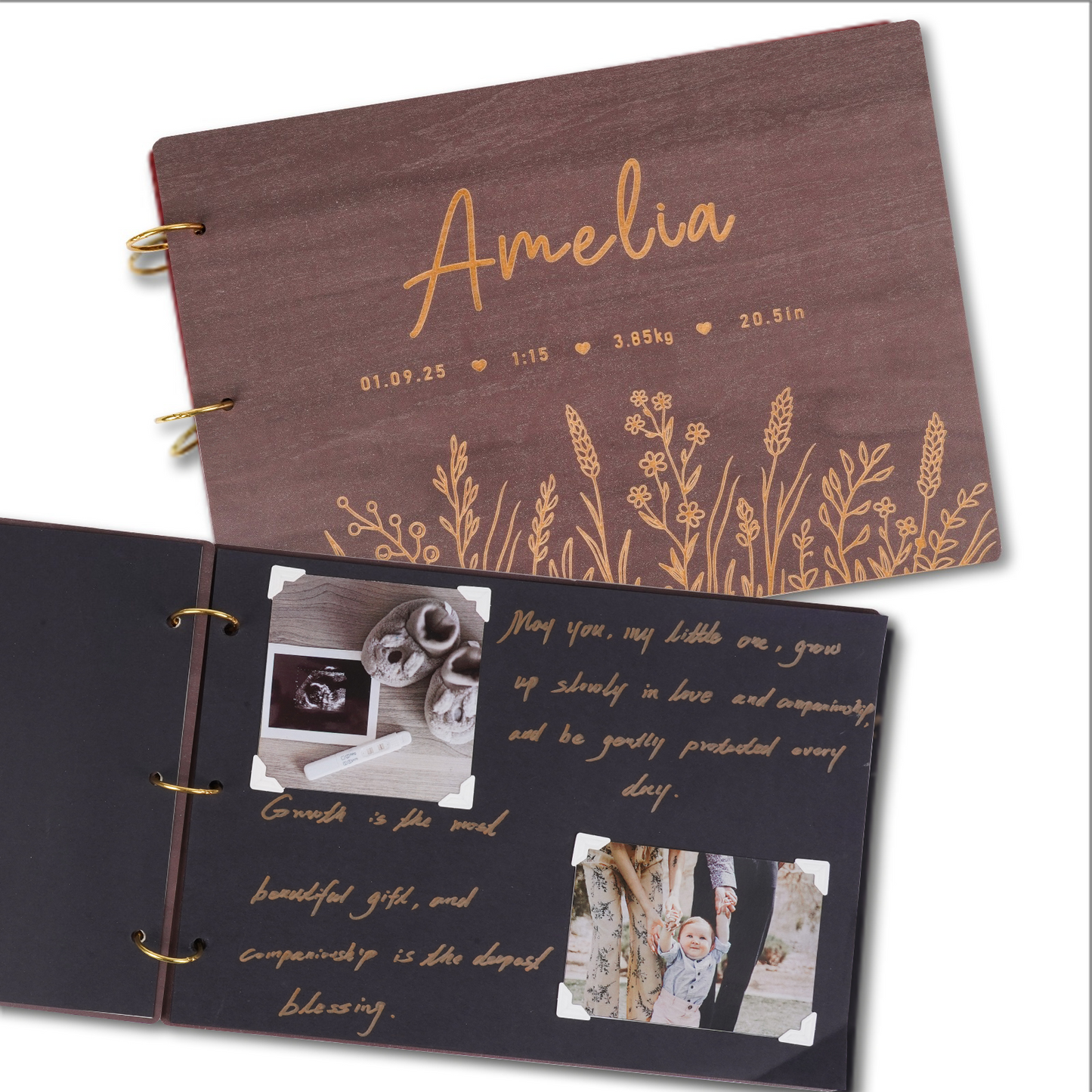 Personalized Baby Photo Album - Baby Memory Book