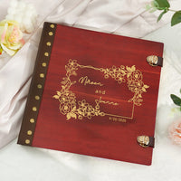 Wedding Photo Album - Wooden Polaroid Photo Album
