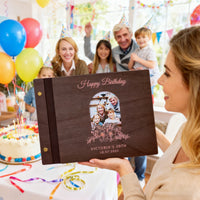 Personalized Memory Photo Album – Floral Arch Frame