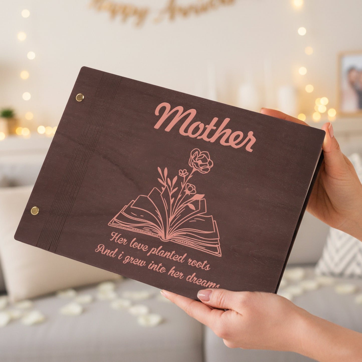 Wooden Photo Album – Mother’s Love