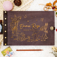 Personalized Baby Photo Album - Wild Safari Edition