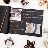 Baby Photo Album - Wooden Baby Scrapbook