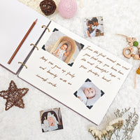 Personalized Baby Photo Album - Baby Keepsake Album