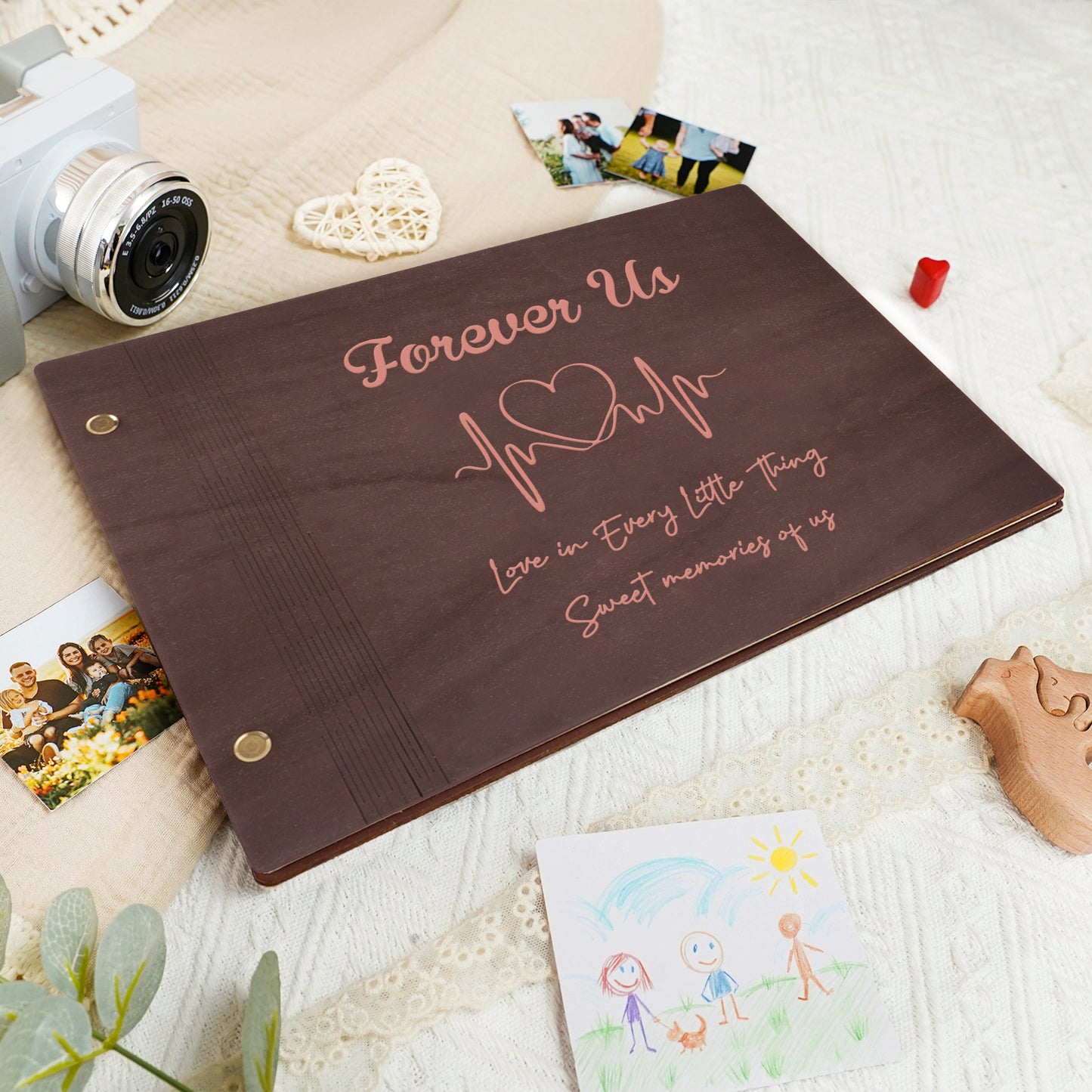 Wooden Photo Album – Forever Us