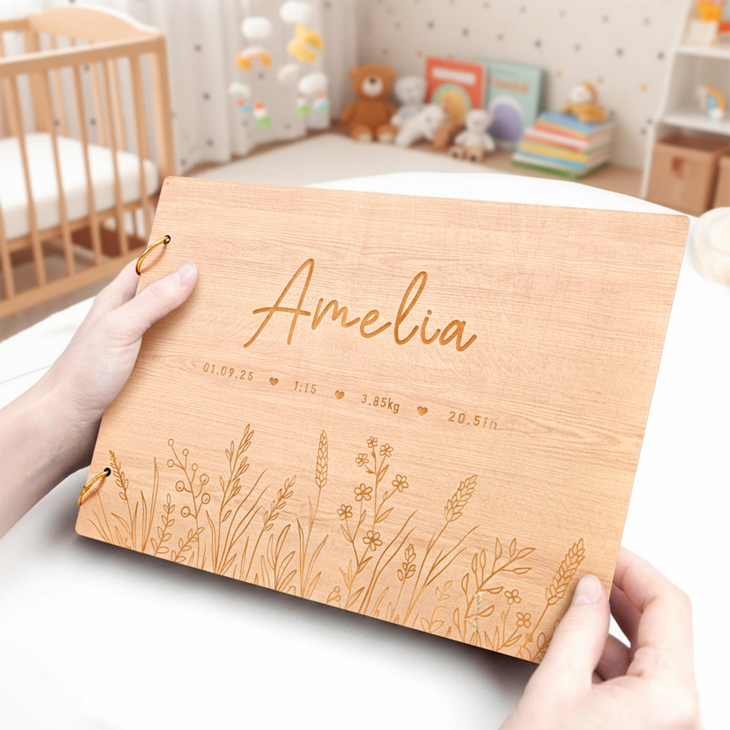 Personalized Baby Photo Album - Baby Memory Book