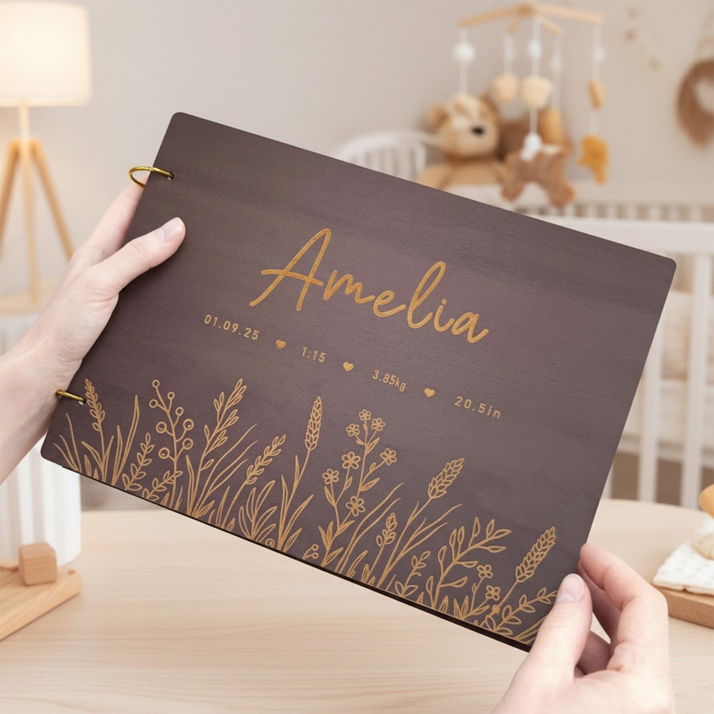 Personalized Baby Photo Album - Baby Memory Book