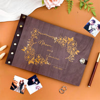 Wedding Photo Album - Wooden Polaroid Photo Album