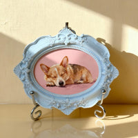 Custom Hand-Painted Pet Memorial Portrait– Dog or Cat Remembrance Gift
