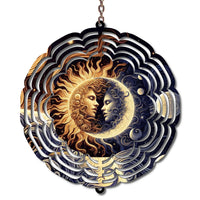 Sun & Moon Wind Spinner
