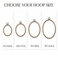 Personalized Baby Name Goose Embroidery Hoop