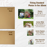 Personalized Family Photo Album – Heart Cutout Wood Cover