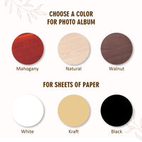 Wedding Photo Album - Wooden Polaroid Photo Album