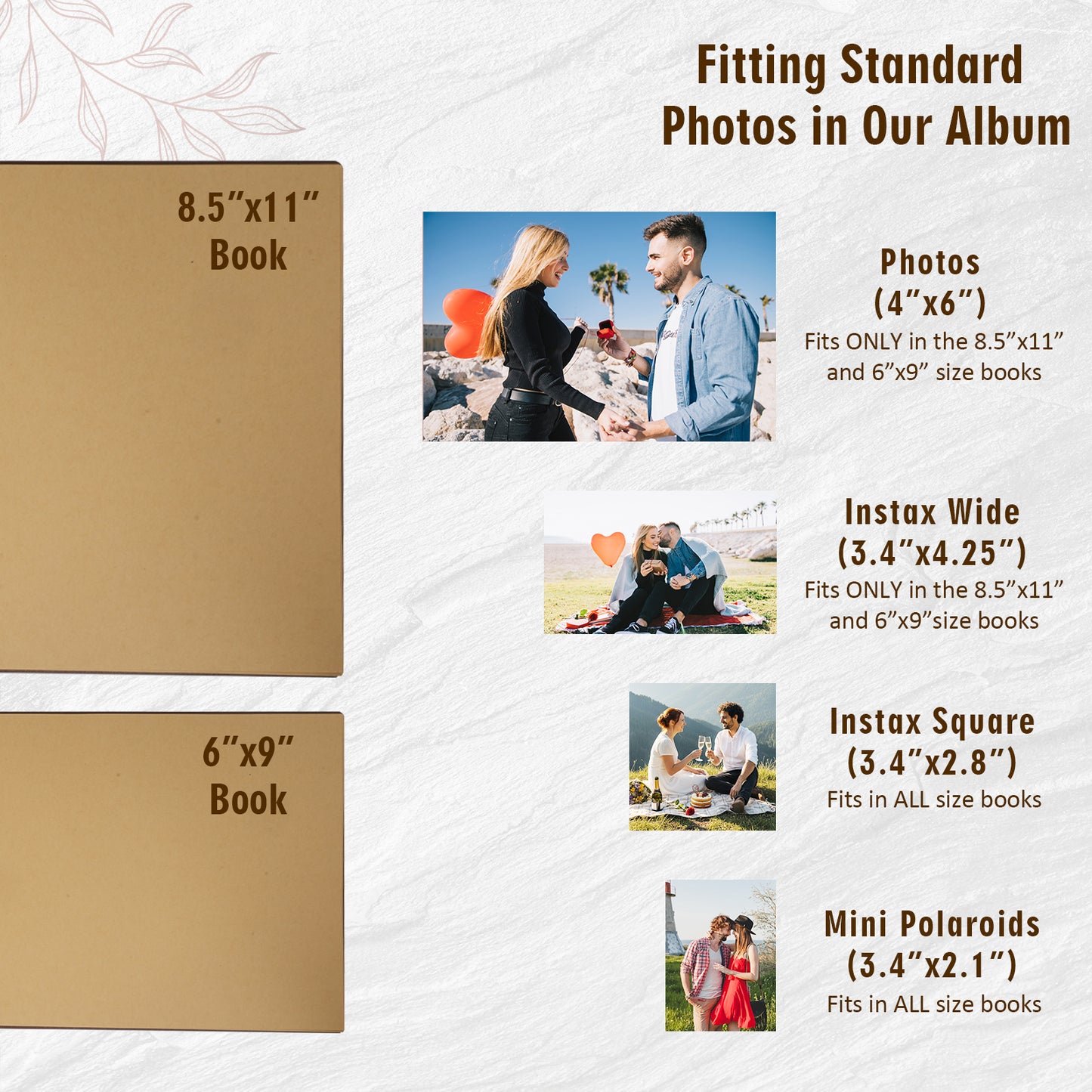 Personalized Travel Photo Album – World Map Engraved Wooden Cover