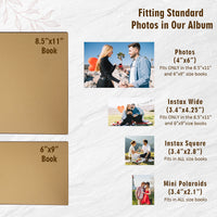 personalized Travel Photo Album – Wanderlust Compass Wooden Cover