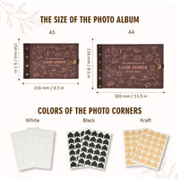 Personalized Travel Photo Album – Hand-Drawn Travel Doodles