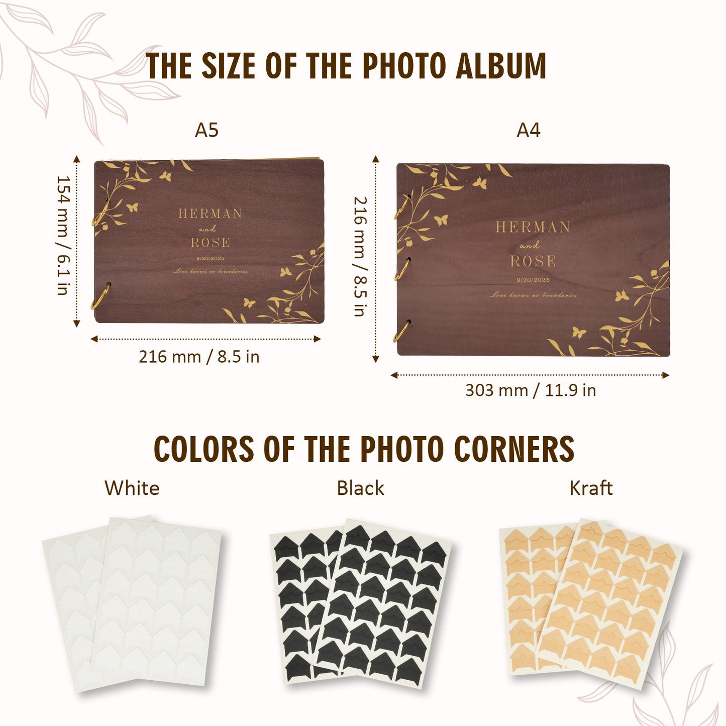 Wooden Wedding Guest Book - Photo Album - Wedding Decor