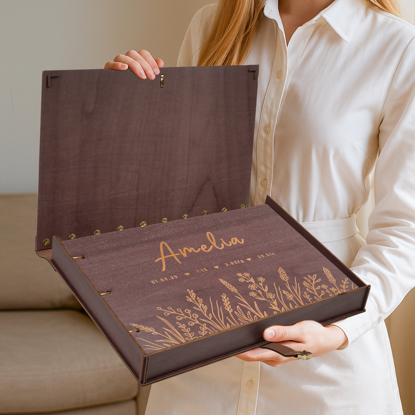 Personalized Baby Photo Album - Baby Memory Book