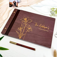 Personalized Memory Photo Album - Memorial Guest Book