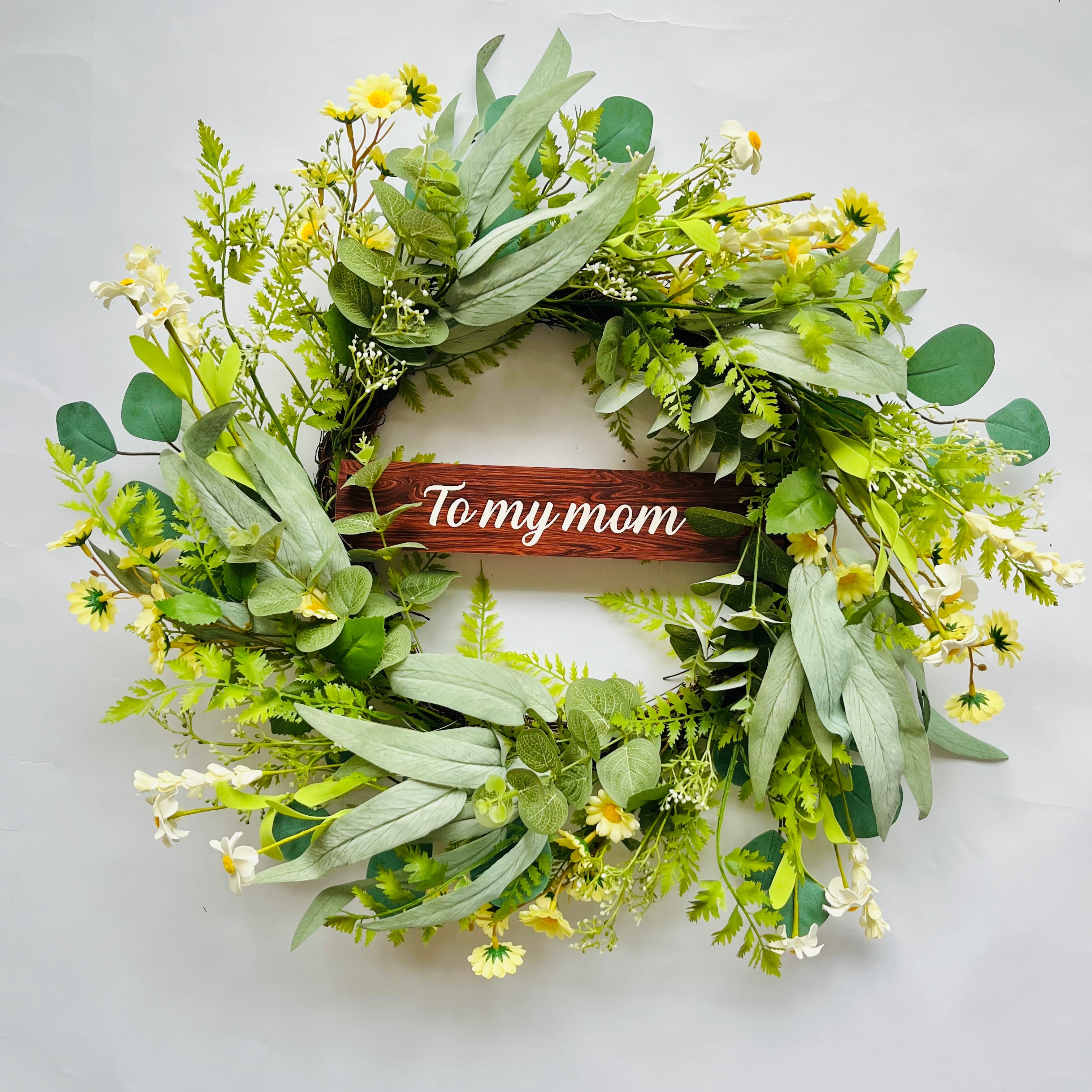 Personalized Handmade Mother's Day Wreath