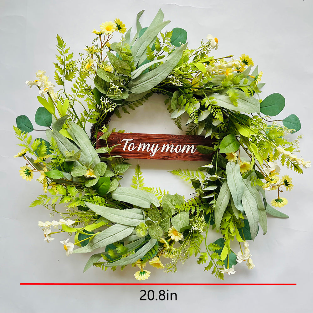 Personalized Handmade Mother's Day Wreath